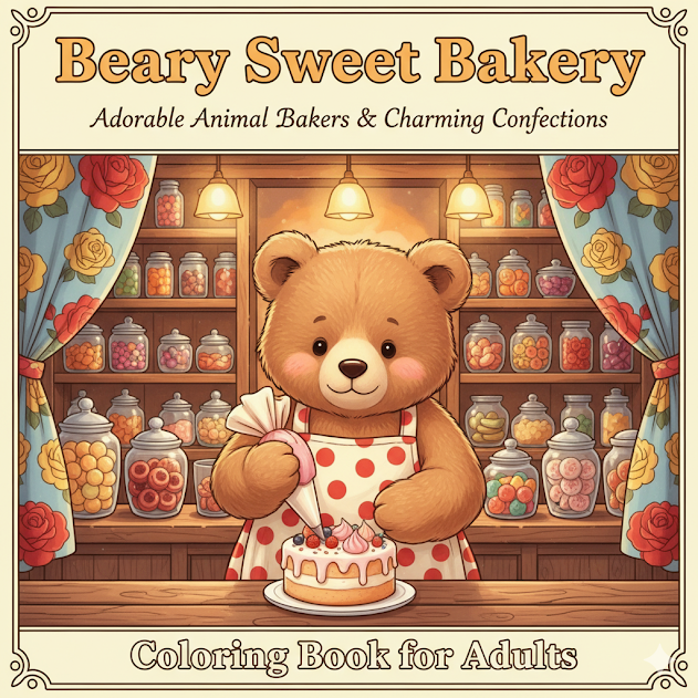 342 Prompts For cute 7 Cozy Coloring Books