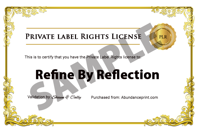 Refine By Reflection (PLR)