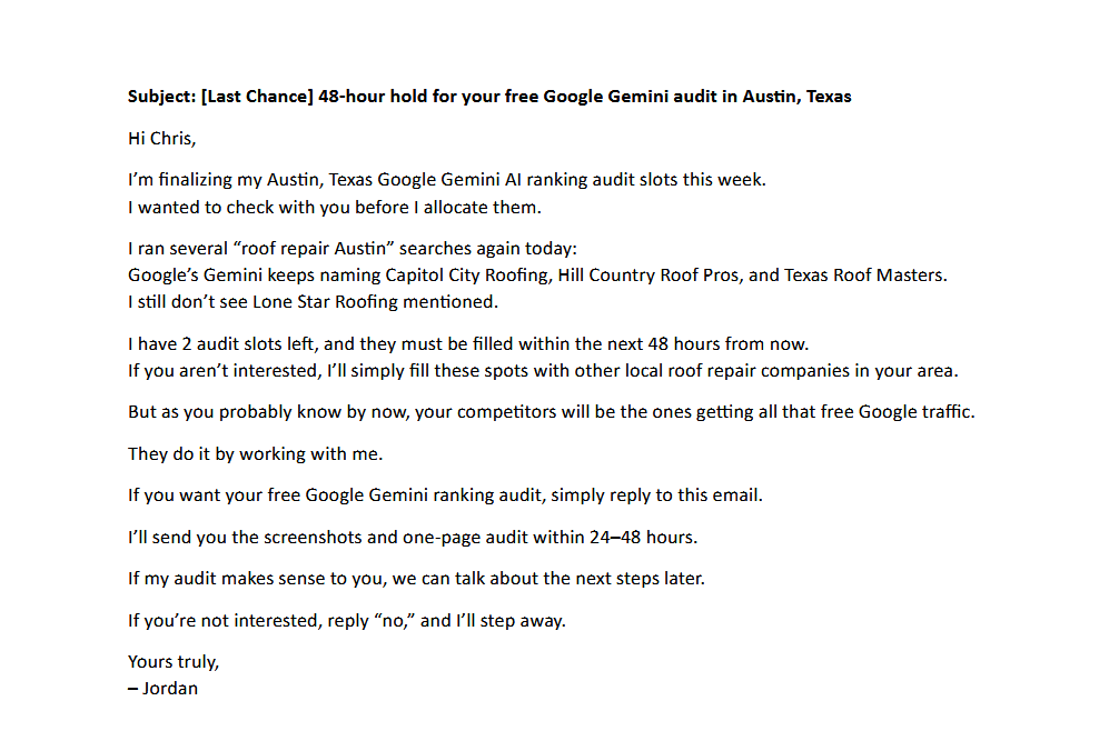 Gemini AI Top Ranker PLR