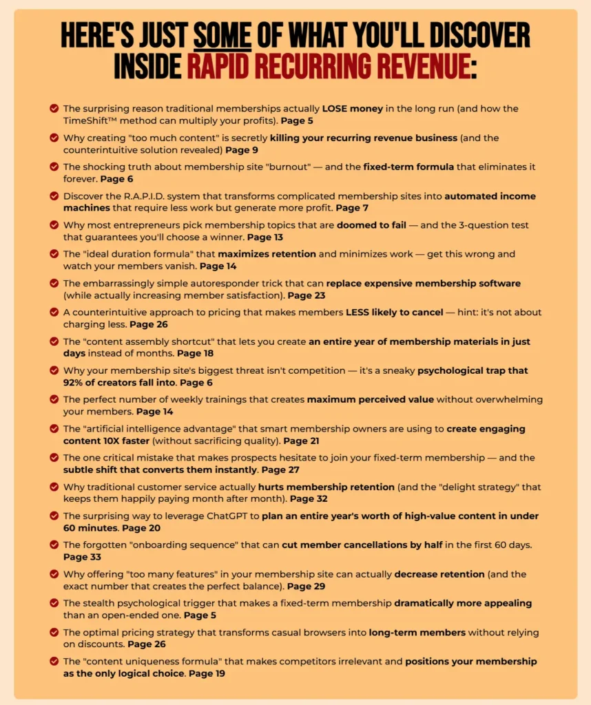 Rapid Recurring Revenue