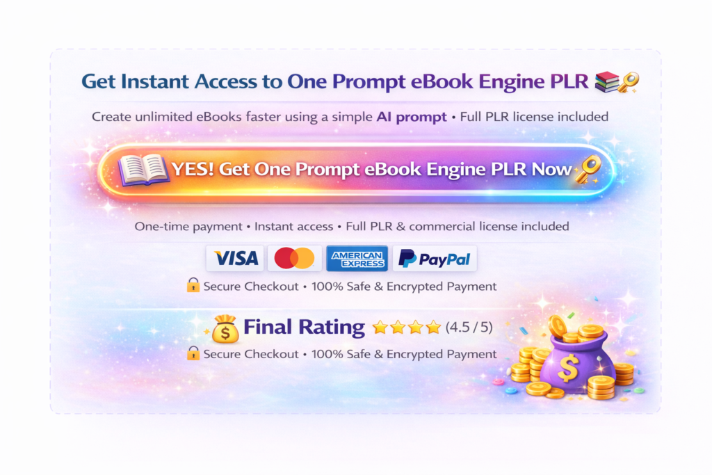 One Prompt eBook Engine PLR
