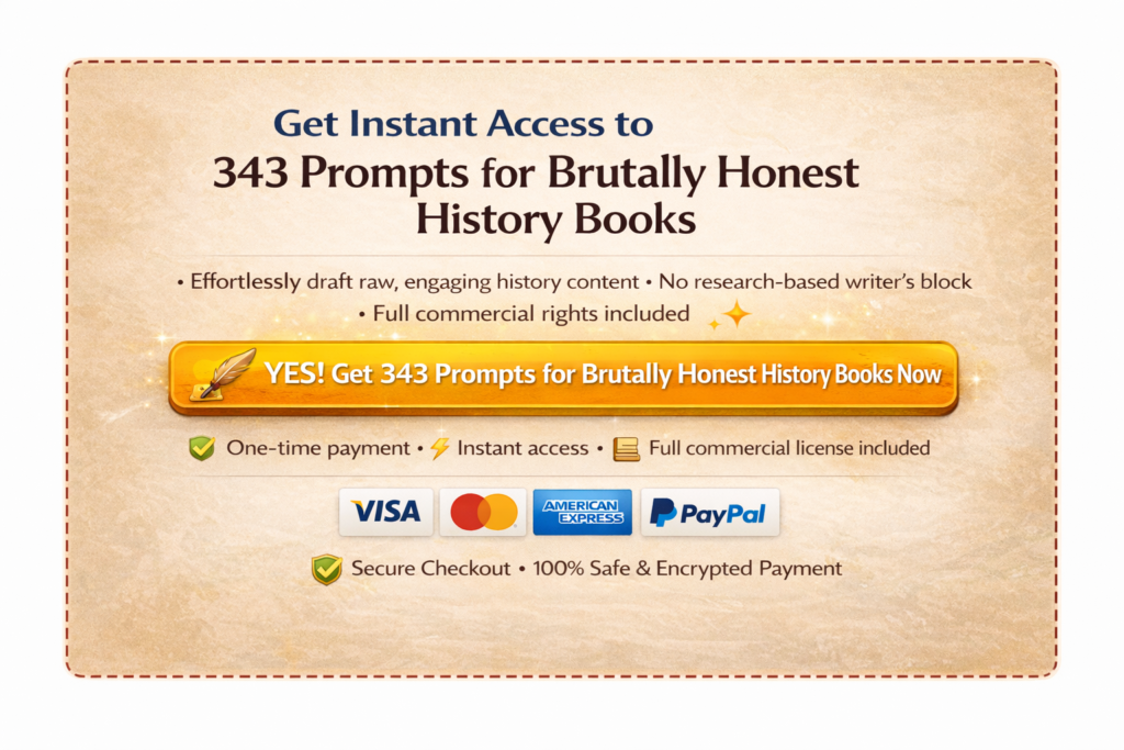 343 Prompts for Brutally Honest History Books