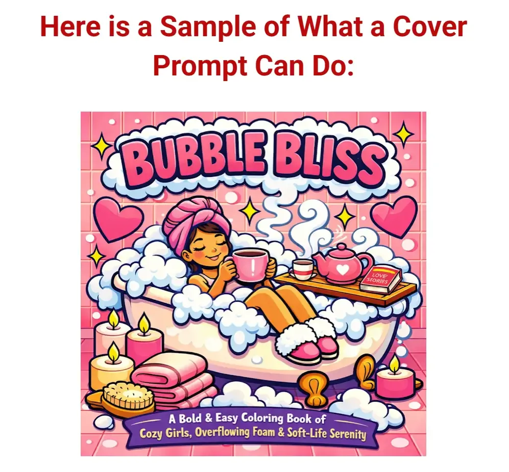 346 Prompts for Cozy Girl Coloring Books